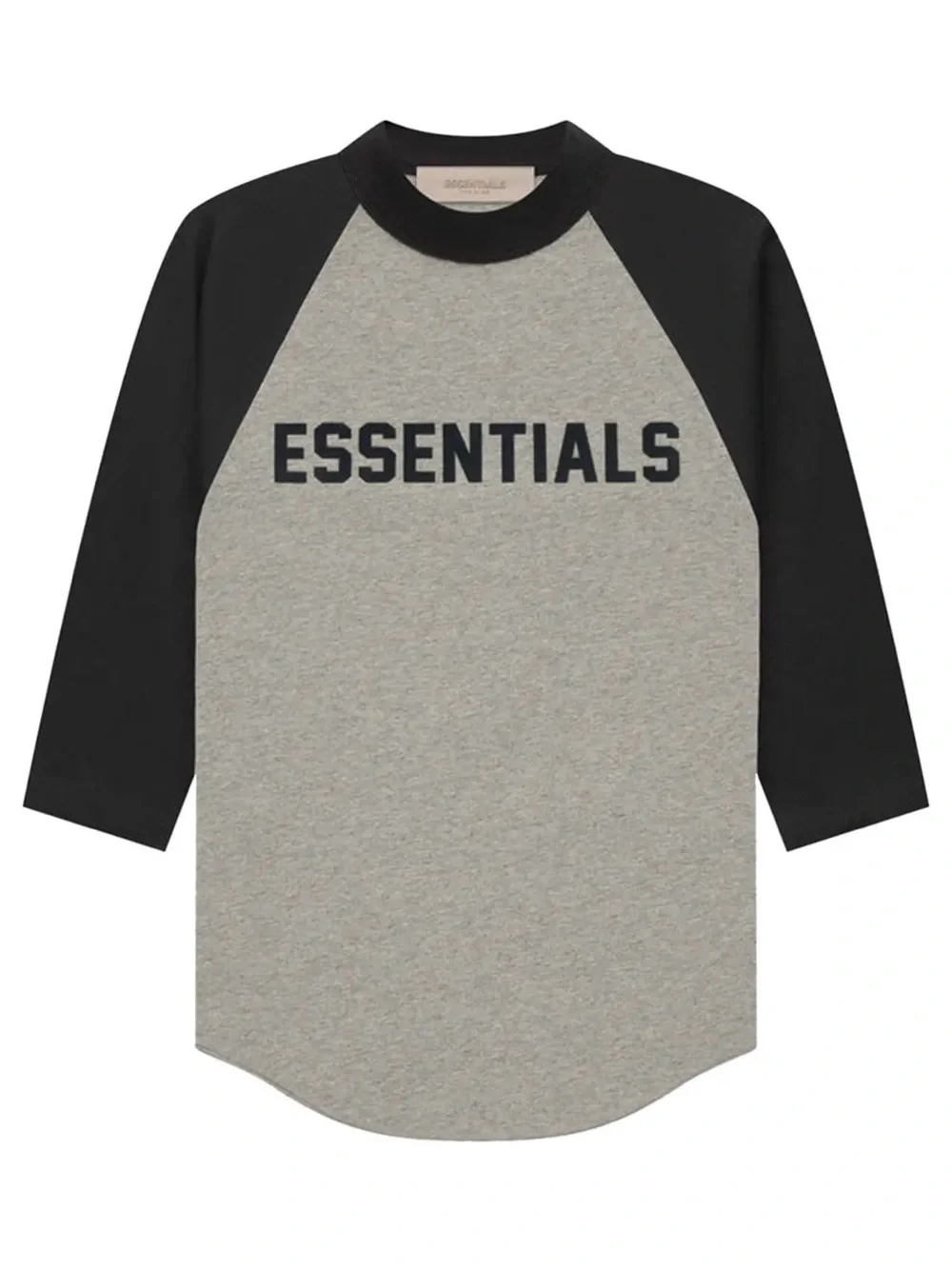 Essentials Fear of God - Black Gray Long Sleeve Tee